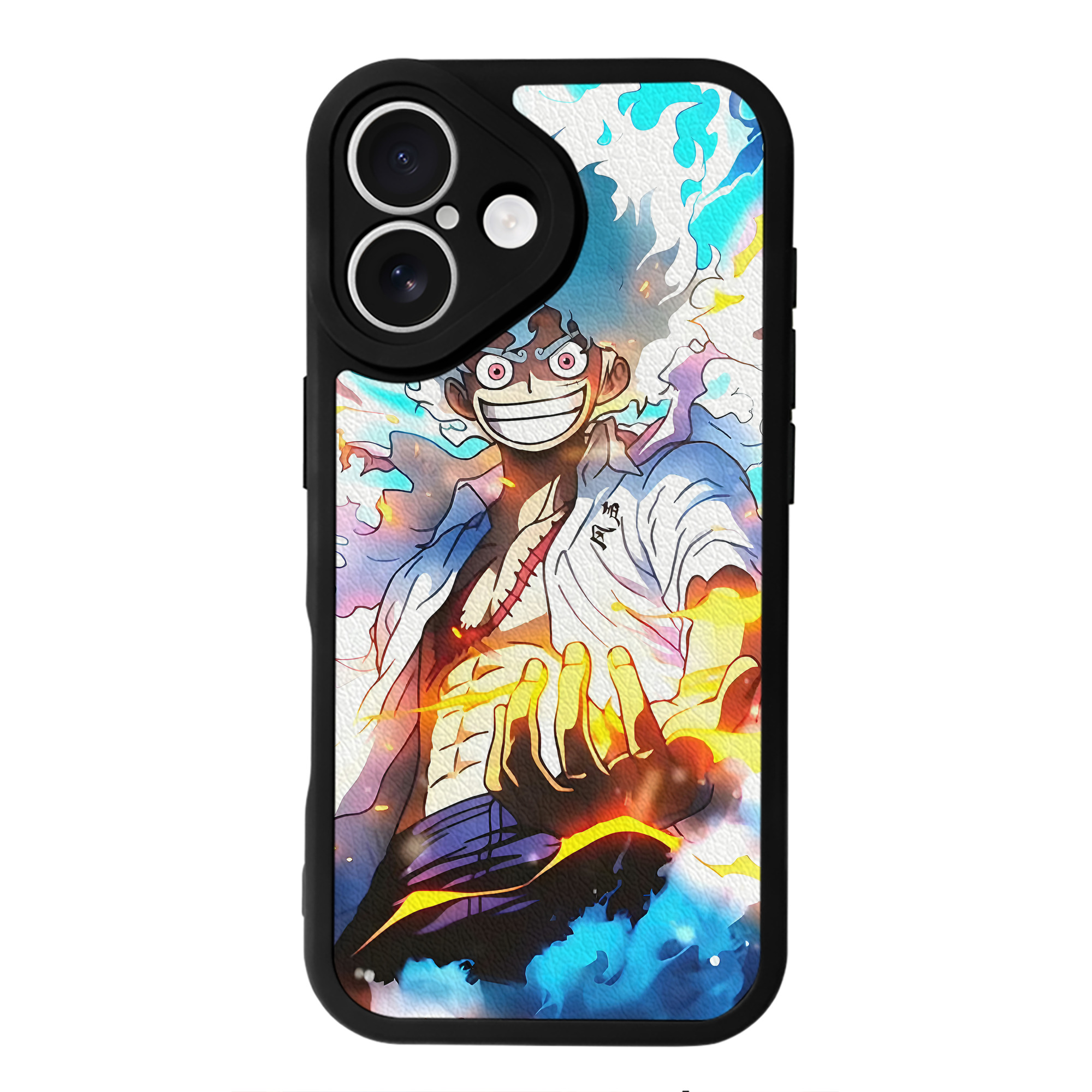 （画像用） ワンピース ONE PIECE 【iPhone 16シリーズ対応】シリコンスマホケース（レザー調） 材質：シリコン